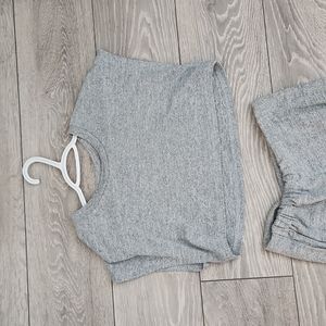 Light grey pants set